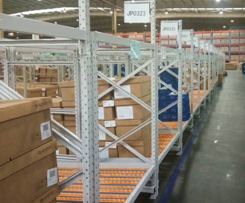 Scaffalatura ad accumulo - Guangdong Sunli Intelligent Logistics Equipment Co., Ltd. - per scatole / automatizzata