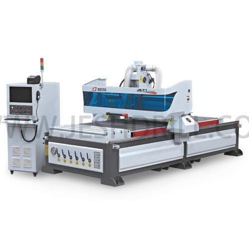 Macchina da taglio per legno - JS-T1 - Foshan Shunde Jiansheng Machine Manufacturing Co., Ltd. - CNC / con carico/scarico automatizzato / verticale