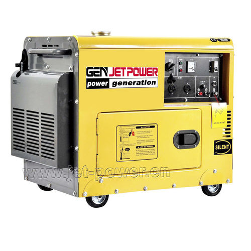 Gruppo elettrogeno diesel - JDE series - Fuzhou Jet Electric Machinery Co., Ltd. - monofase / con rotelle / 50 Hz
