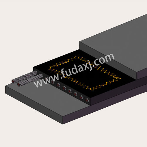 Nastro trasportatore industriale - Zhejiang Fuda Rubber Co., Ltd. - resistente al fuoco / con cavi in acciaio / con rivestimento in gomma