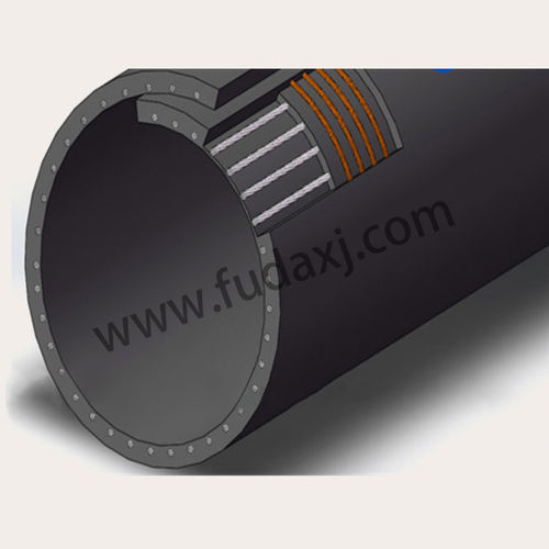 Nastro trasportatore per tubi - St series - Zhejiang Fuda Rubber Co., Ltd. - flessibile / per trasporto inclinato / resistente all'abrasione