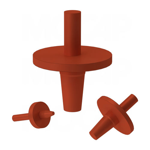 Tappo cilindrico - MSWP series - MOCAP LTD - conico / non filettato / in silicone