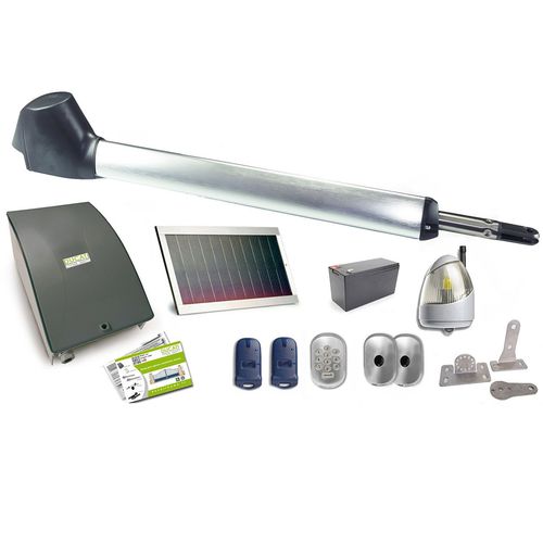 Automazione per cancello a battente - EVO 748 T SOLAR MONO - dda srls - elettrica