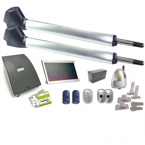 Automazione per cancello a battente - EVO 748 T SOLAR - dda srls - elettrica