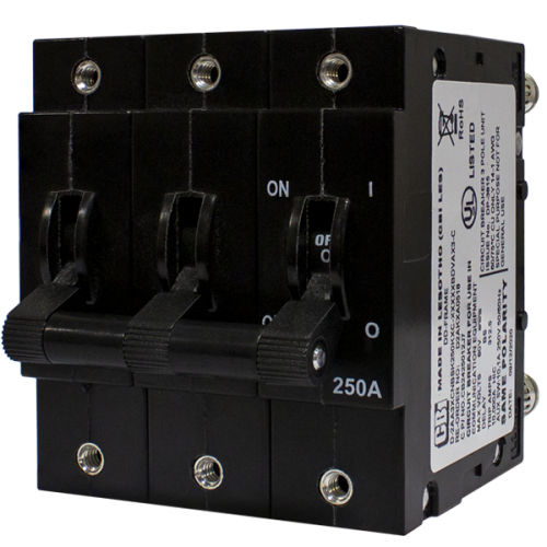 Interruttore automatico idraulico-magnetico - D2P series - CBI-electric: low voltage - DC / 3 poli / alta corrente