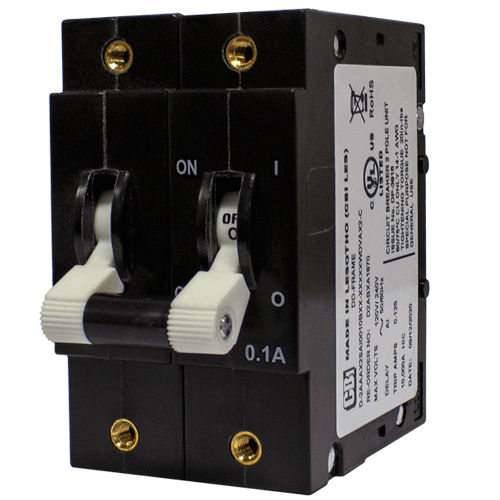Interruttore automatico idraulico-magnetico - D2R series - CBI-electric: low voltage - AC / 2 poli / a riarmo manuale
