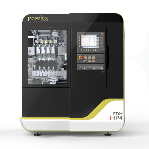 Macchina di micro-foratura ad elettroerosione - EDM HP4 - Posalux SA - CNC / ad alta velocità / compatta