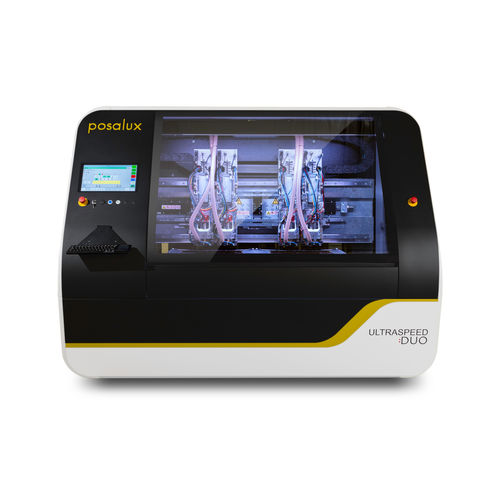 Foratrice-contornatrice CNC - Ultraspeed DUO - Posalux SA - per circuito stampato / ad alta velocità