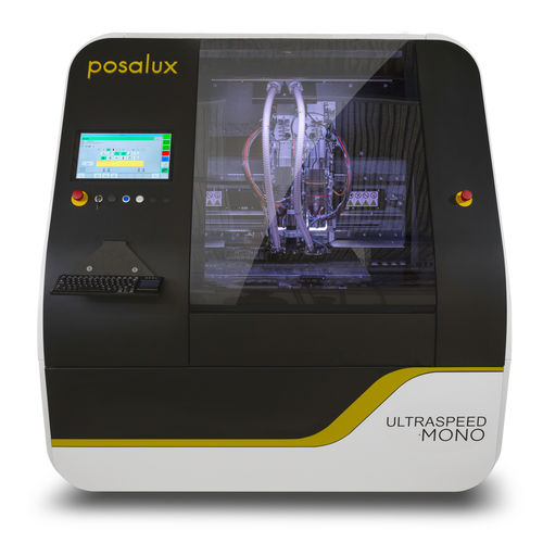 Foratrice-contornatrice CNC - Ultraspeed MONO - Posalux SA - 3 assi / per circuito stampato / ad alta velocità