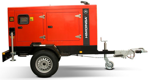 Gruppo elettrogeno diesel - HFW-30 M5 - HIMOINSA - trifase / rimorchiabile / 50 Hz