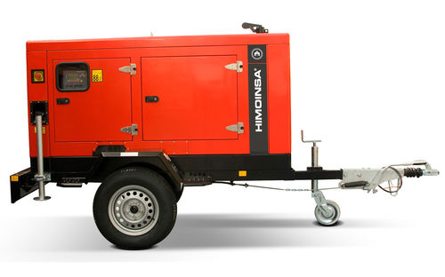 Gruppo elettrogeno diesel - HYW-35 M6 - HIMOINSA - trifase / rimorchiabile / 60 Hz