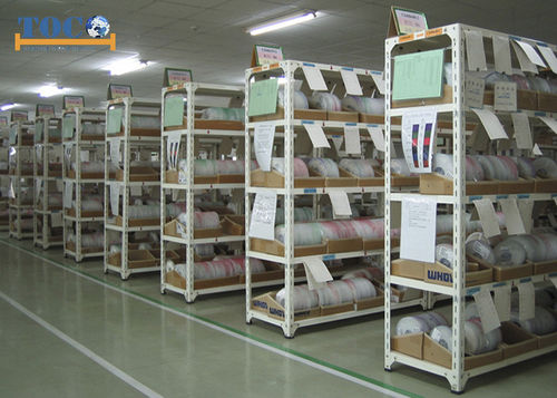 Scaffalatura con angolari forati - IAS series - NANJING TOCO WAREHOUSE EQUIPMENT CO., LTD. - per magazzino di stoccaggio / regolabile / per carichi leggeri