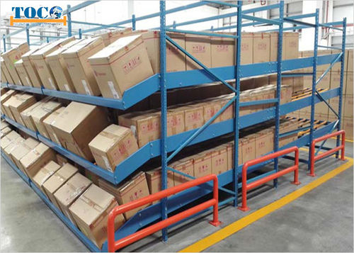 Scaffalatura con scorrimento per effetto della gravità - NANJING TOCO WAREHOUSE EQUIPMENT CO., LTD. - per magazzino di stoccaggio / per scatole / extra lunga