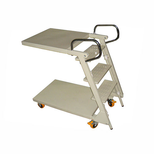 Carrello da trasporto - TPT series - NANJING TOCO WAREHOUSE EQUIPMENT CO., LTD. - 2 livelli / a piattaforma / pieghevole