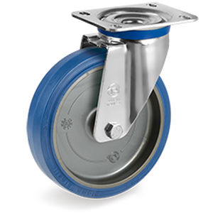 Ruota girevole - 73 series - Tellure Rôta - con piastra girevole / per movimentazione / in metallo