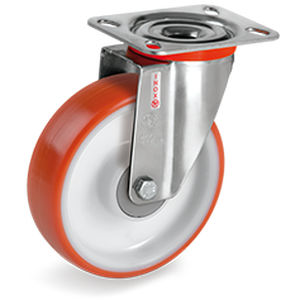 Ruota per carichi medi - 60 CC series - Tellure Rôta - girevole / con piastra girevole / per carrello