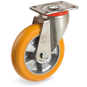 Ruota girevole - 65ER series - Tellure Rôta - con piastra girevole / con profilo ergonomico / industriale