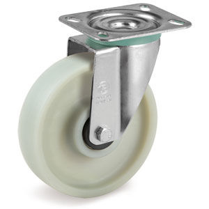 Ruota girevole - 68FV series - Tellure Rôta - con piastra girevole / per applicazioni ad alta temperatura / per movimentazione