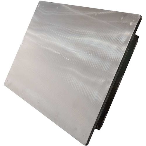 Piastra magnetica per smistamento metalli - Industrial Magnetics - rettangolare / in acciaio inossidabile
