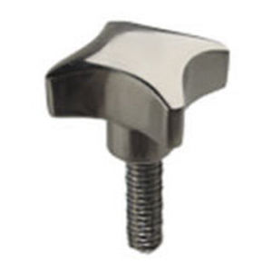 Manopola zigrinata - 66006 - Monroe Engineering - a stella / in acciaio inossidabile / con perno