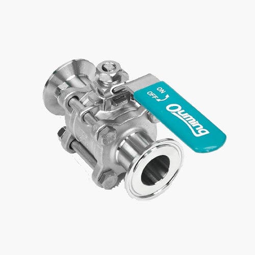 Valvola a sfera - Zhejiang Ouming Fluid Casting Industry Co., Ltd. - a leva / regolatore di flusso / con flangia