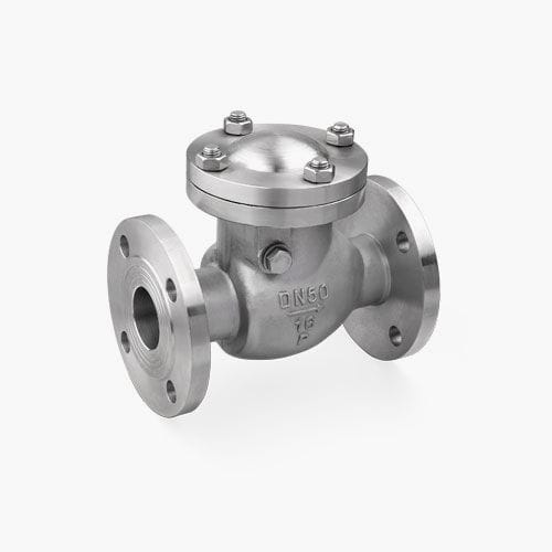 Valvola di ritegno a sfera - Zhejiang Ouming Fluid Casting Industry Co., Ltd. - con flangia / in acciaio inossidabile / in lega
