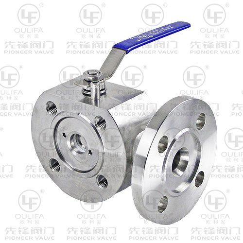 Valvola a sfera - SQ74F-16P - Wenzhou Pioneer Valve Co., Ltd. - a leva / per bevande / con flangia