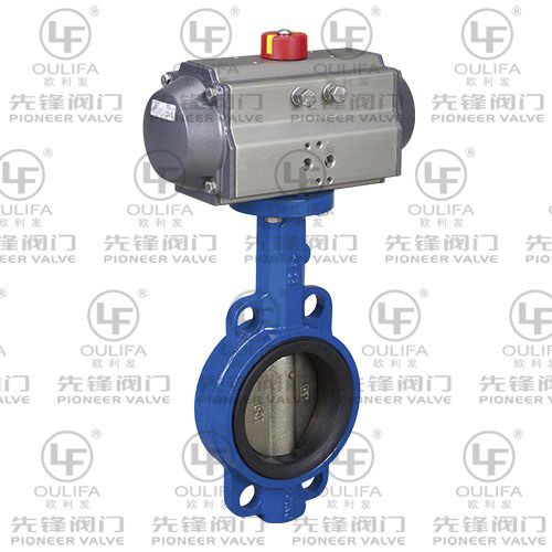 Valvola a farfalla - D671X - Wenzhou Pioneer Valve Co., Ltd. - pneumatica / a regolazione di portata / per acque reflue