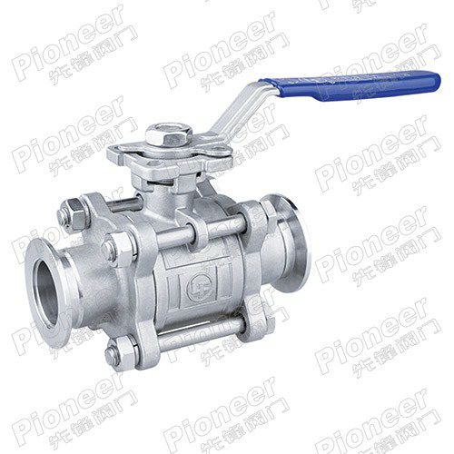 Valvola a sfera - GU-25KF - Wenzhou Pioneer Valve Co., Ltd. - a leva / di controllo / per liquidi alimentari e bevande