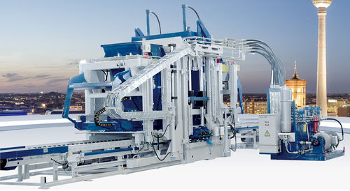 Blocchiera per manufatti in calcestruzzo - ZN series - Quangong Machinery Co., Ltd. - stazionaria