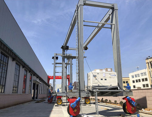 Gru a cavalletto gommata - Hangzhou Nante Machinery Co., Ltd. - monotrave