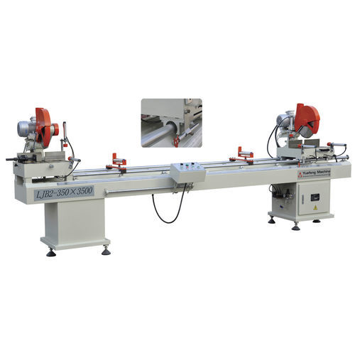 Troncatrice a doppia inclinazione - LJB2-350×3500  - JINAN YUEFENG MACHINERY CO., LTD. - circolare / per alluminio / per PVC