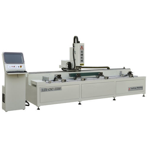Foratrice-fresatrice CNC - LZX-CNC-3500 - JINAN YUEFENG MACHINERY CO., LTD. - 3 assi / per profilati