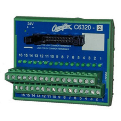 Morsetto componibile su guida DIN - C6322A - Omniflex - per relè / in materia plastica / di potenza