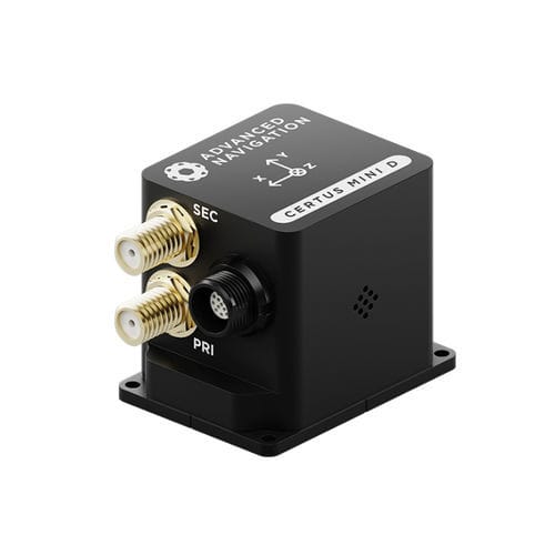 Sistema di navigazione inerziale GNSS - Certus Mini D - Advanced Navigation - in miniatura / con doppia antenna GPS integrata / CAN