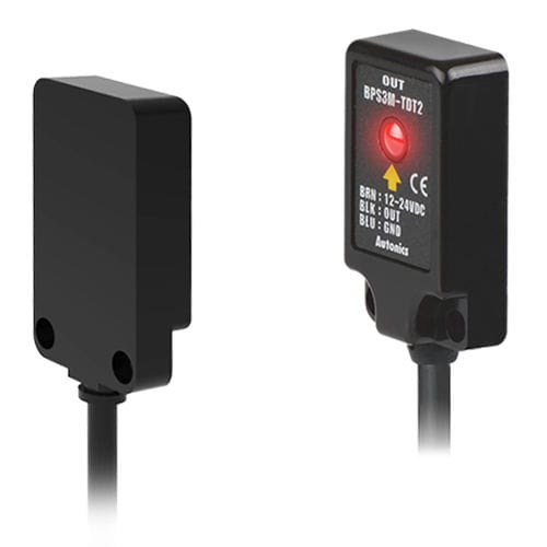 Sensore fotoelettrico a barriera - BPS   - Autonics - rettangolare / infrarosso / LED