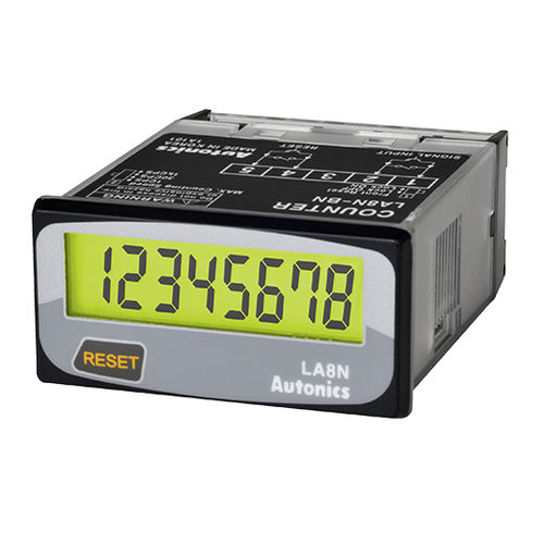 Contatore di tempo - LA8N series - Autonics - digitale / compatto / per montaggio su pannello