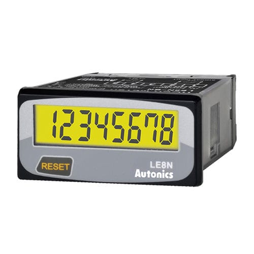 Temporizzatore digitale - LE8N series - Autonics - da montare su pannello / a 8 cifre