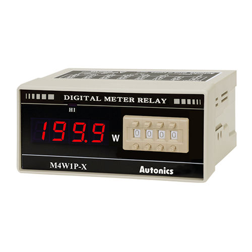 Wattmetro per potenza elettrica - M4Y, M5W, M4W, M4M series - Autonics - digitale / ad incastro