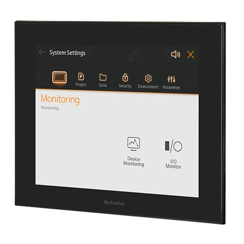 PLC con HMI integrato - LP-A104 series - Autonics - con I/O integrati / tramite bus CAN / RS485