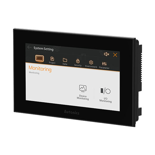 PLC con HMI integrato - LP-A070 series - Autonics - con I/O integrati / a 16 I / 16 O
