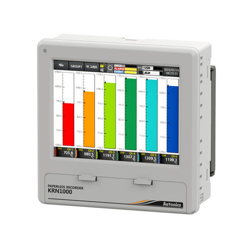 Registratore senza carta - KRN1000 series - Autonics - di temperatura / 4 canali / 8 canali