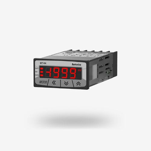 Multimetro digitale - MT4N series - Autonics - montato su pannello / 5 A / di frequenza