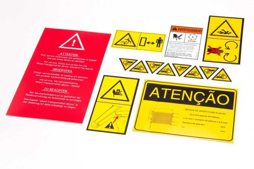 Etichetta di identificazione - Mekoprint A/S - con motivo stampato / funzionale / autoadesiva