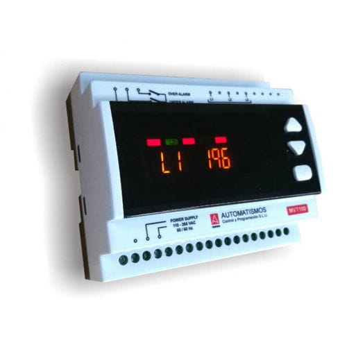 Voltmetro digitale - MVT100 - Automatismos Control y Programación, S.L. - su guida DIN / AC / ad alta tensione