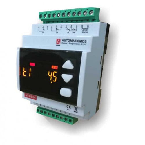 Temporizzatore digitale - MTDS04 - Automatismos Control y Programación, S.L. - multifunzione / su guida DIN / da incasso