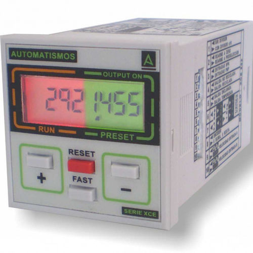 Contatore digitale - XCE604 - Automatismos Control y Programación, S.L. - elettronico / con preselettore / preregolato