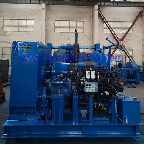 Argano elettrico - TaiXing Expansion Marine Equipment Company - con motore diesel / a presa diretta