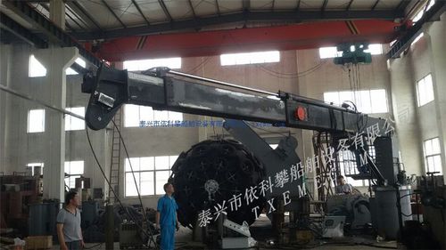 Gru su piattaforma - TaiXing Expansion Marine Equipment Company - con braccio / telescopica / idraulica