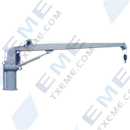 Gru su piattaforma - YQ - TaiXing Expansion Marine Equipment Company - con braccio / per applicazioni marine / idraulica